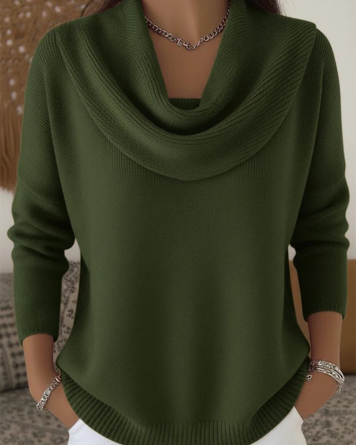 JOCELYN | Cosy Ruffled-neck Jumper
