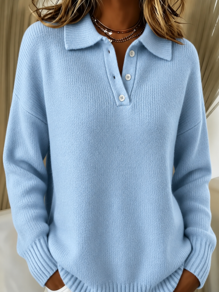 Phoebe | Cosy Chic Knit Polo