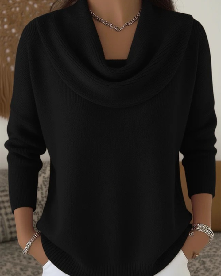 JOCELYN | Cosy Ruffled-neck Jumper