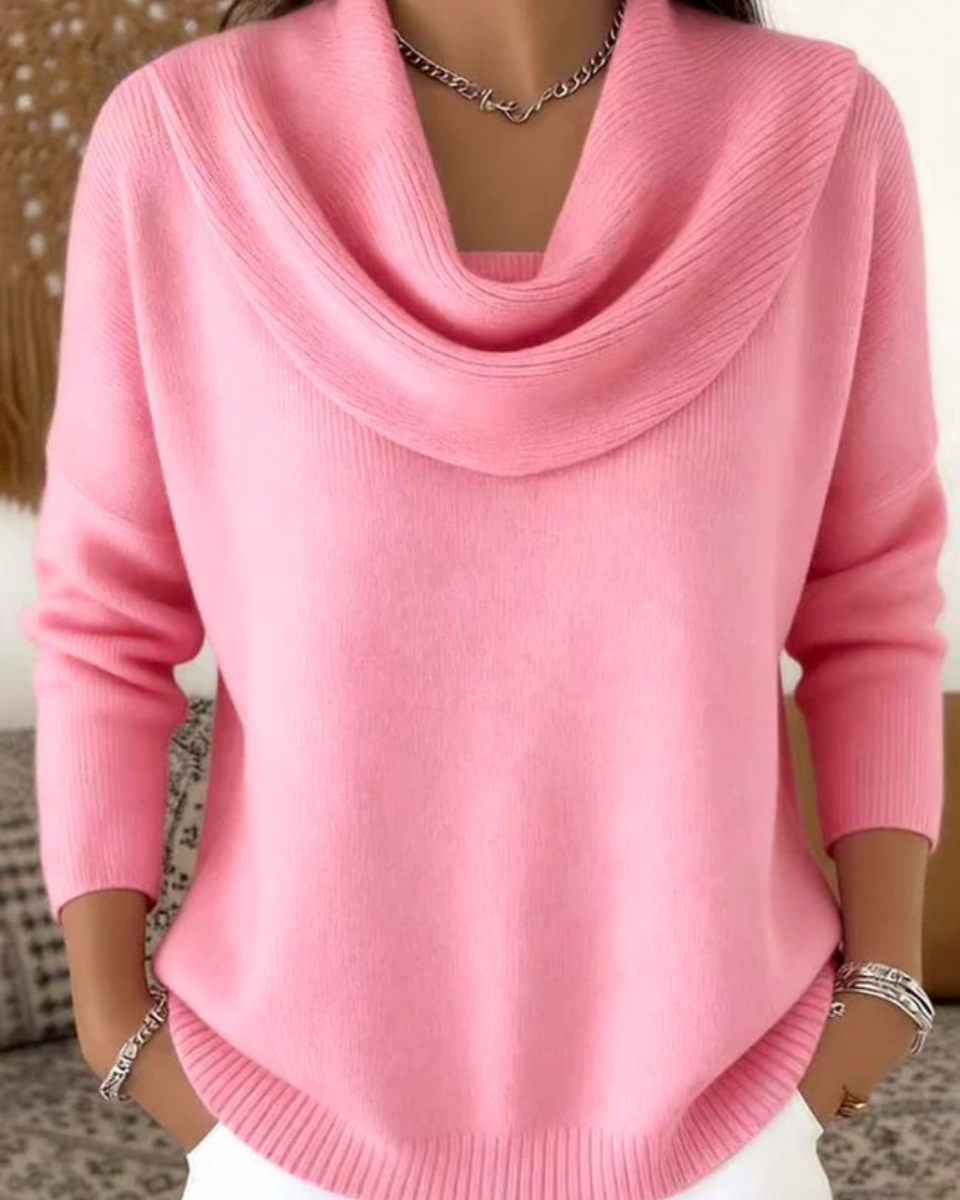 JOCELYN | Cosy Ruffled-neck Jumper