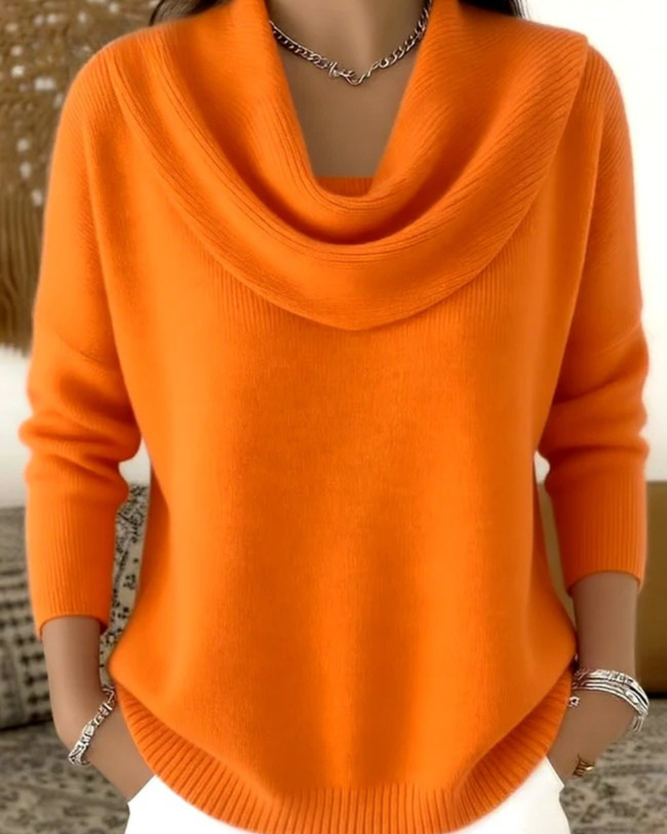 JOCELYN | Cosy Ruffled-neck Jumper