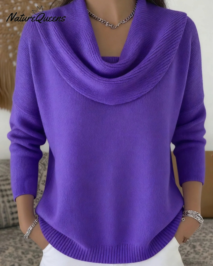 JOCELYN | Cosy Ruffled-neck Jumper