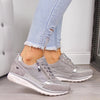 Casual Lace-Up Trainers for Women – Stylish & Comfortable with Side Zip