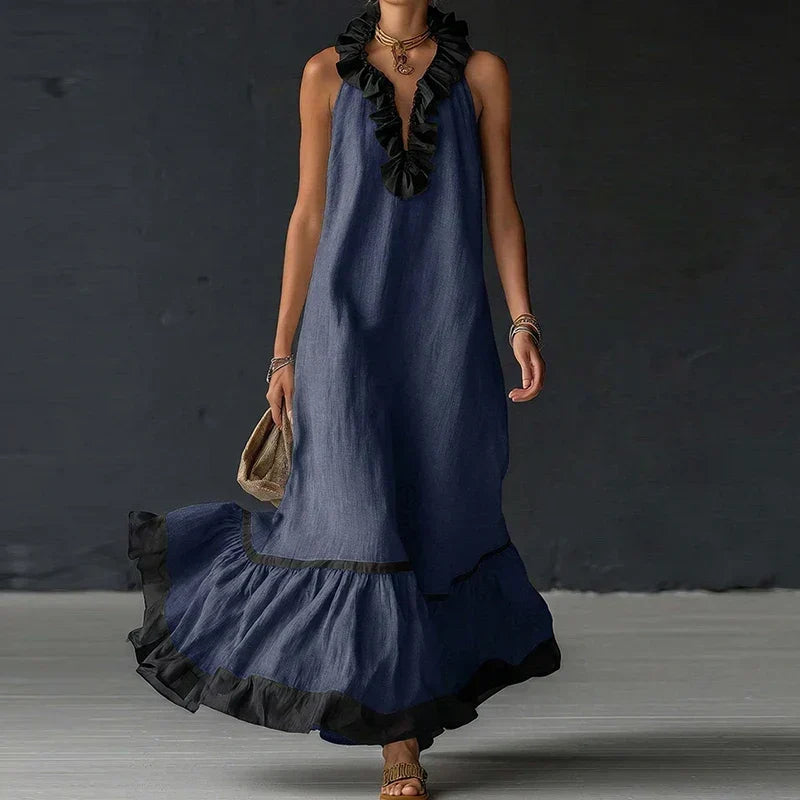 Jade | Women's Sleeveless Ruffle Dress