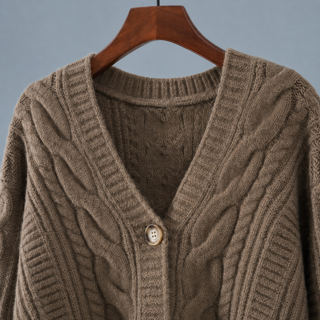 Morwenna-Skye Cable Cardigan